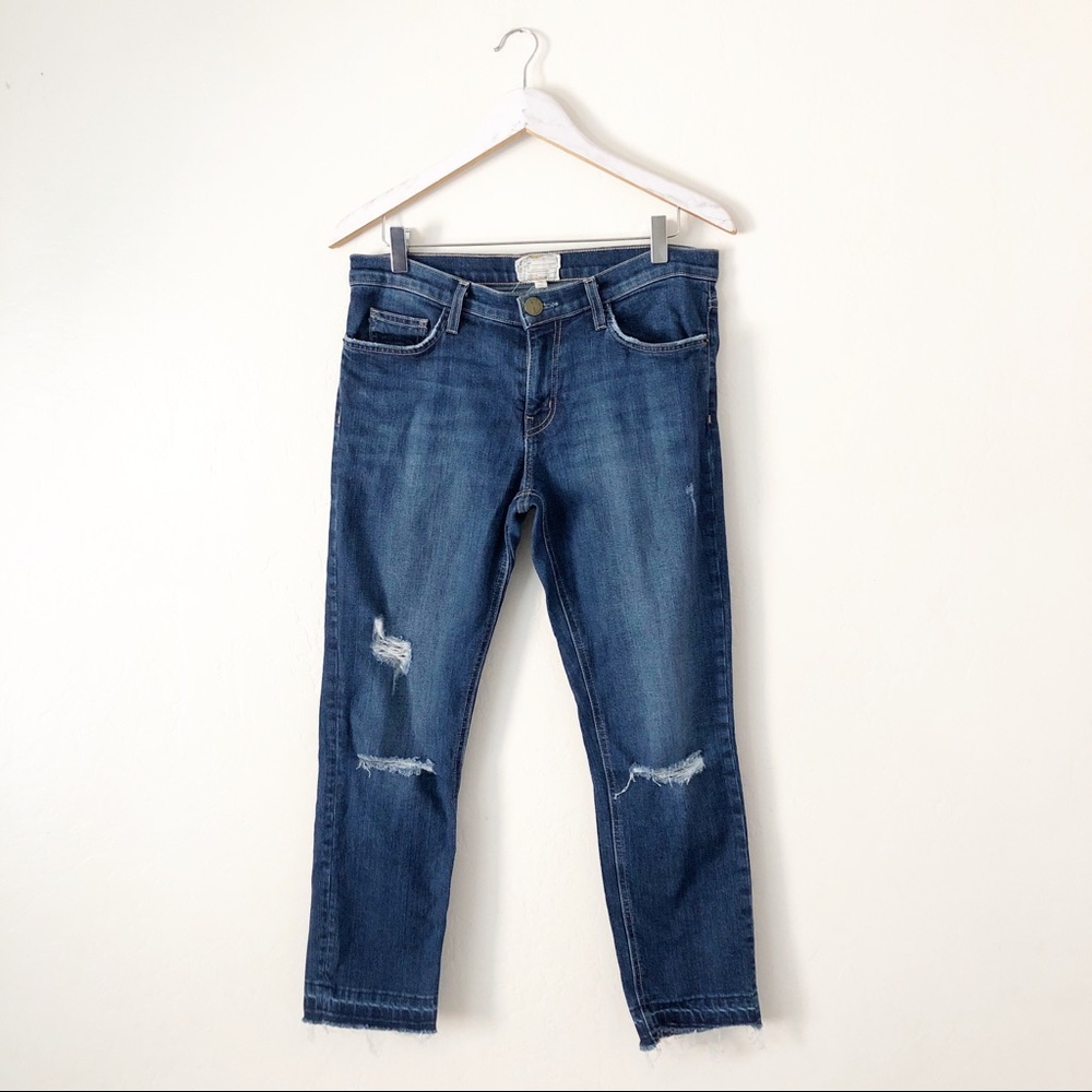 Current Elliot Cropped Straight Release Hem Jeans - Picture 2 of 13
